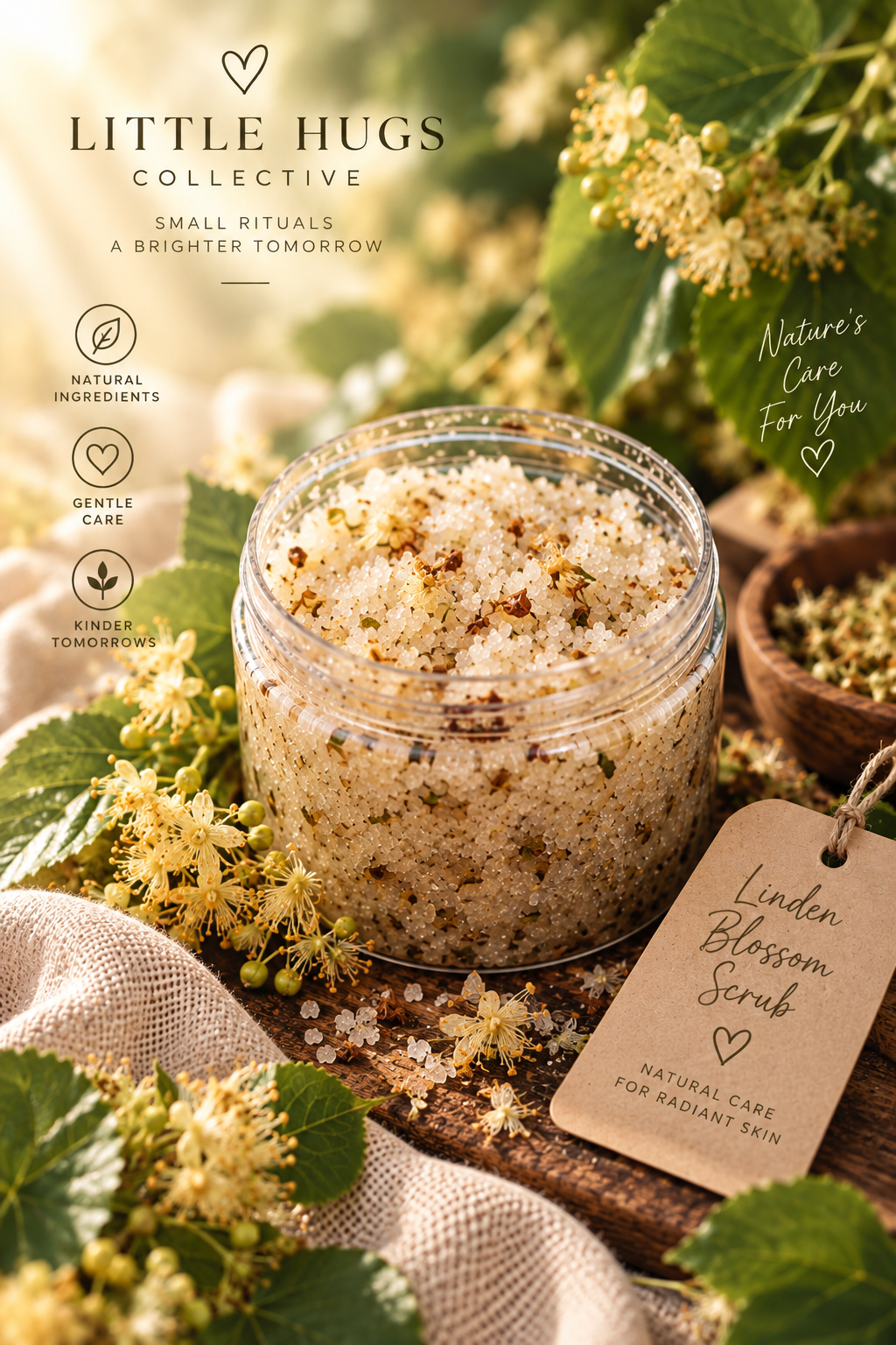 Linden Blossom Body Scrub, 200 ml
